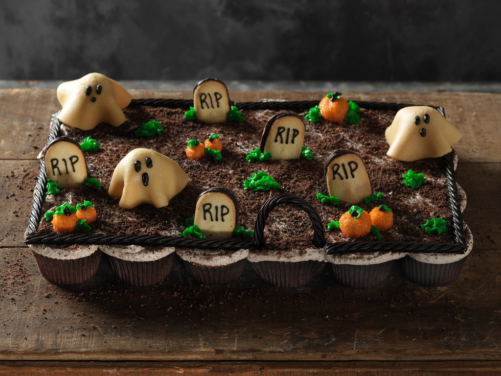 5 Photos of Halloween Tombstone Cupcakes