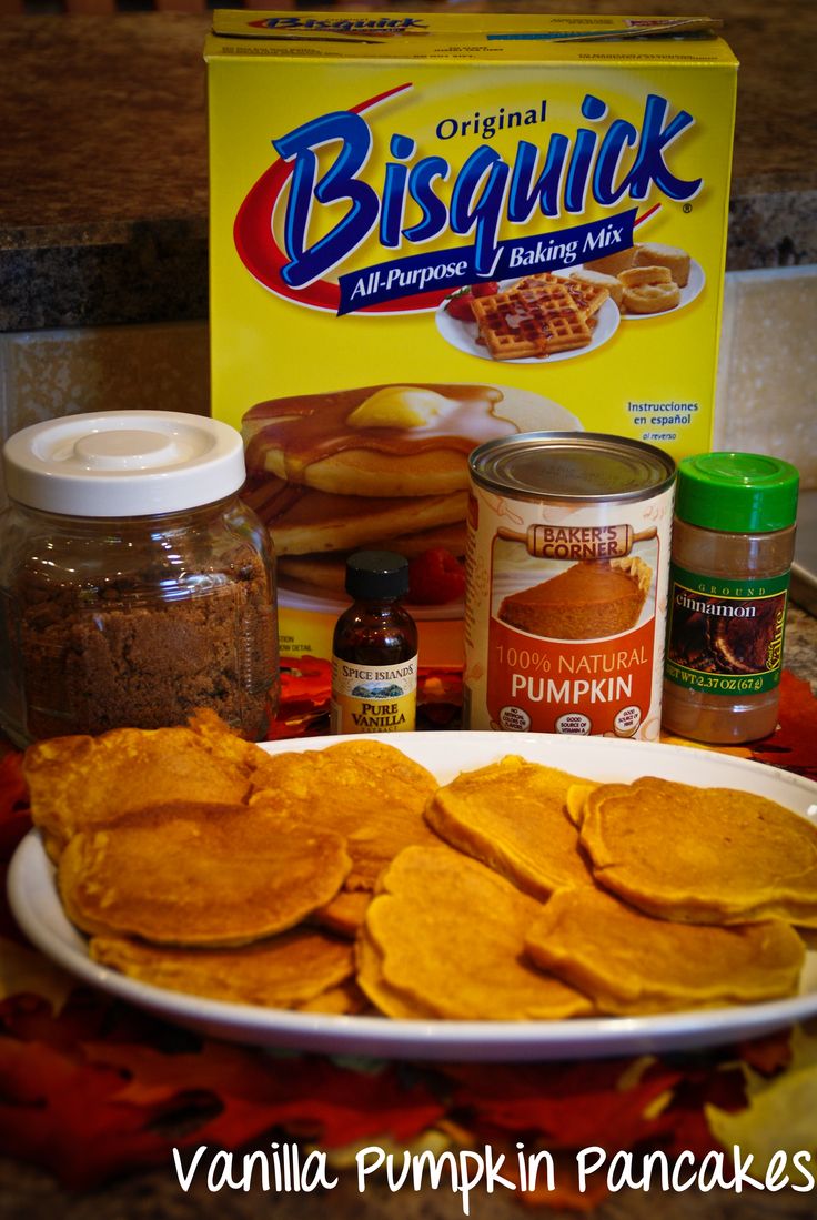 Pumpkin Pancakes Using Bisquick