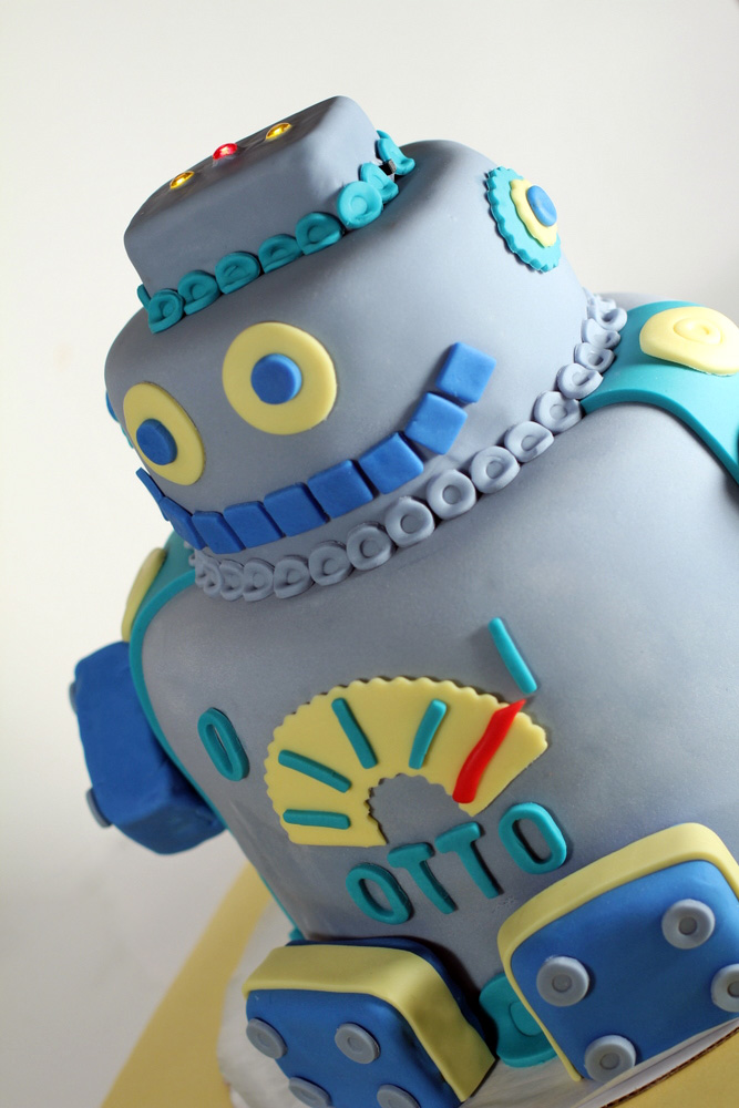 Robot Birthday Cake Ideas