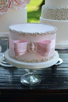 Silver Wedding Cake