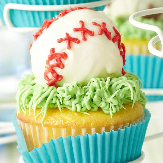 Sports Boy Birthday Cupcakes