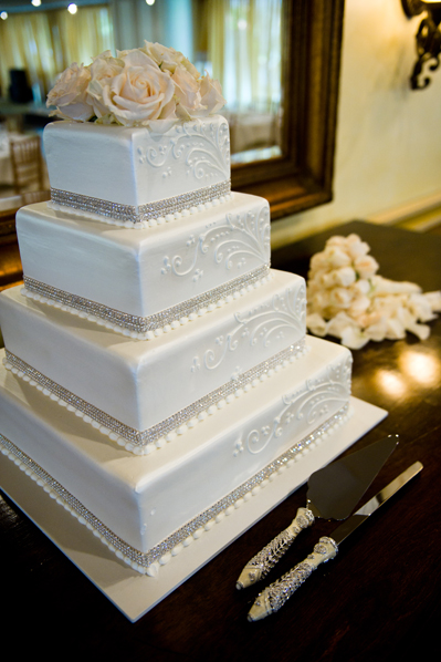 Square Wedding Cake