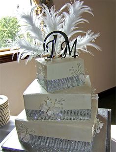 Square Wedding Cake