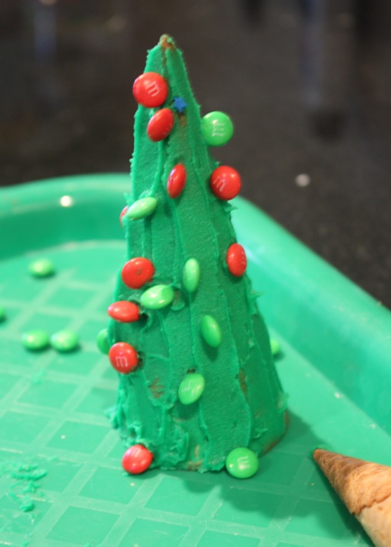 Sugar Cone Christmas Trees