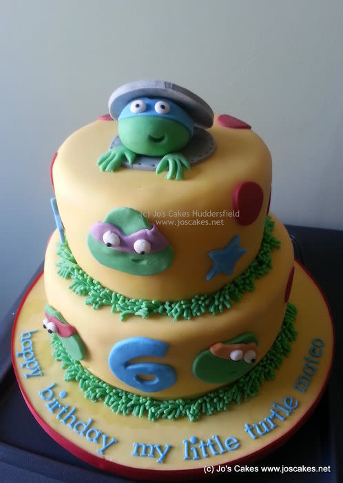 Teenage Mutant Ninja Turtles Birthday Cake