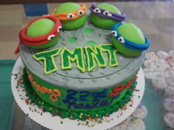 Teenage Mutant Ninja Turtles Fondant Cake