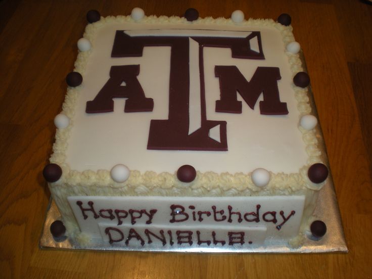 Texas Aggie Birthday Cake