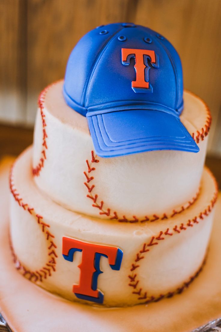 Texas Rangers Wedding Cake