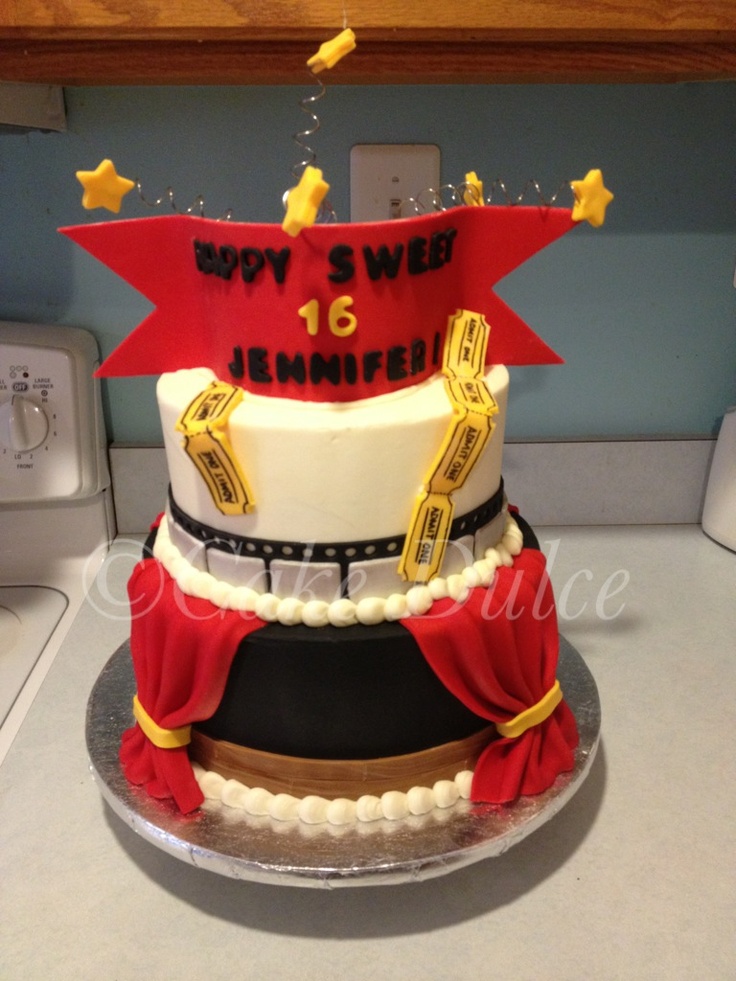 Theater Themed Cake