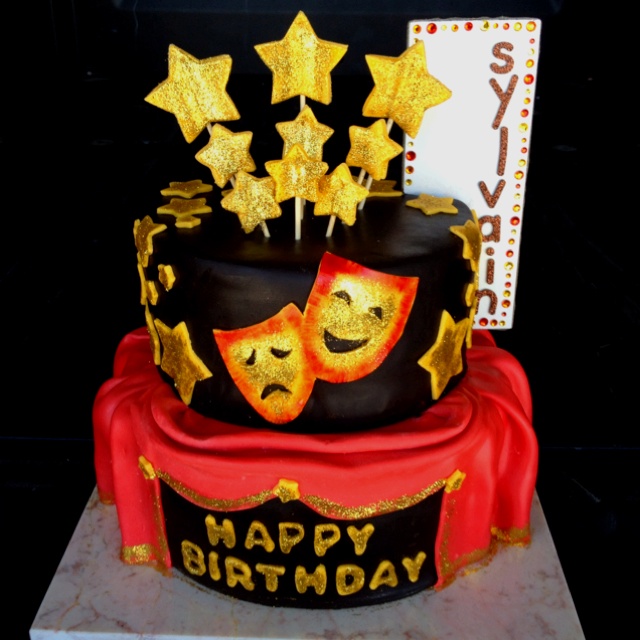 Theatre Happy Birthday Cake