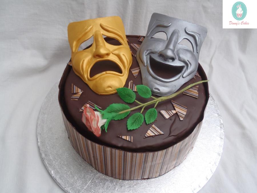 Theatre Happy Birthday Cake