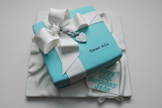 Tiffany Box Birthday Cake