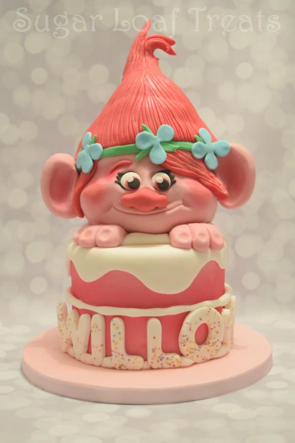 Troll Birthday Cakes Poppy