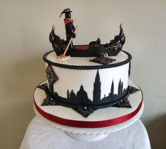 Venice Themed Birthday Cake