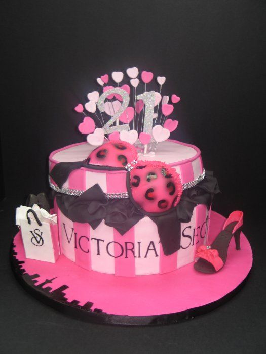 Victoria Secret Pink Birthday Cake