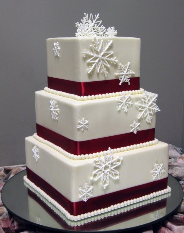 Winter Wedding Cake