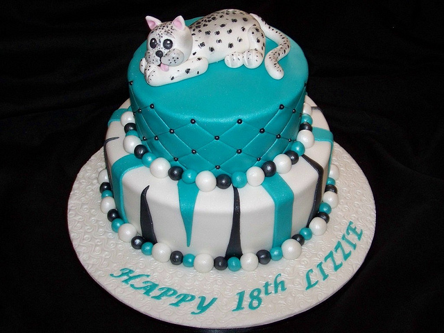 12 Photos of Fondant Birthday Cakes For 18 Girl