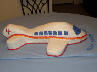 Airplane Birthday Party Cake