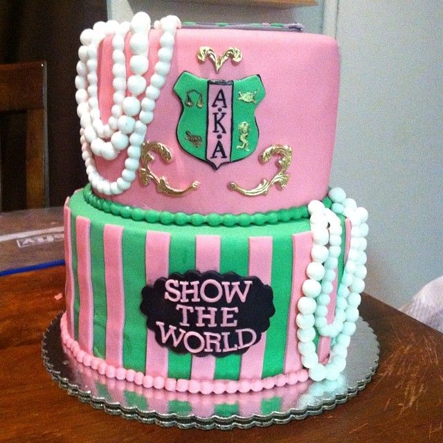 AKA Sorority Cake