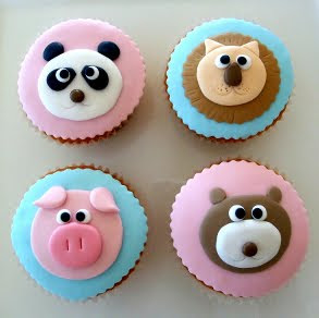 Animal Cupcakes Birthday Cake Ideas