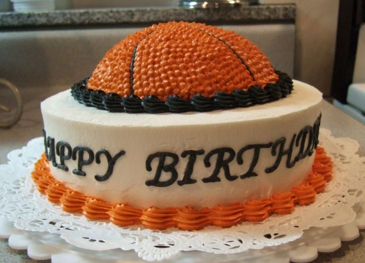 Basketball Birthday Cake