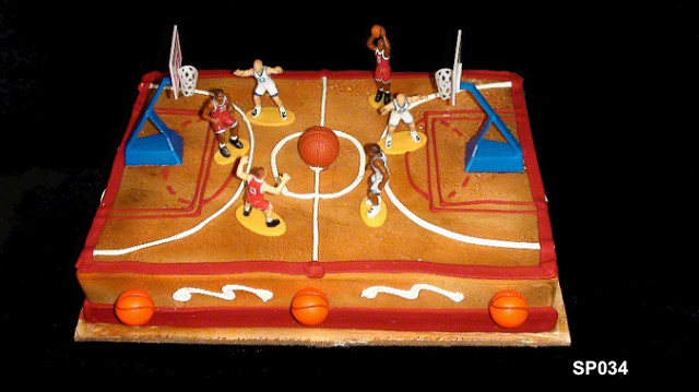 Basketball Sheet Cakes