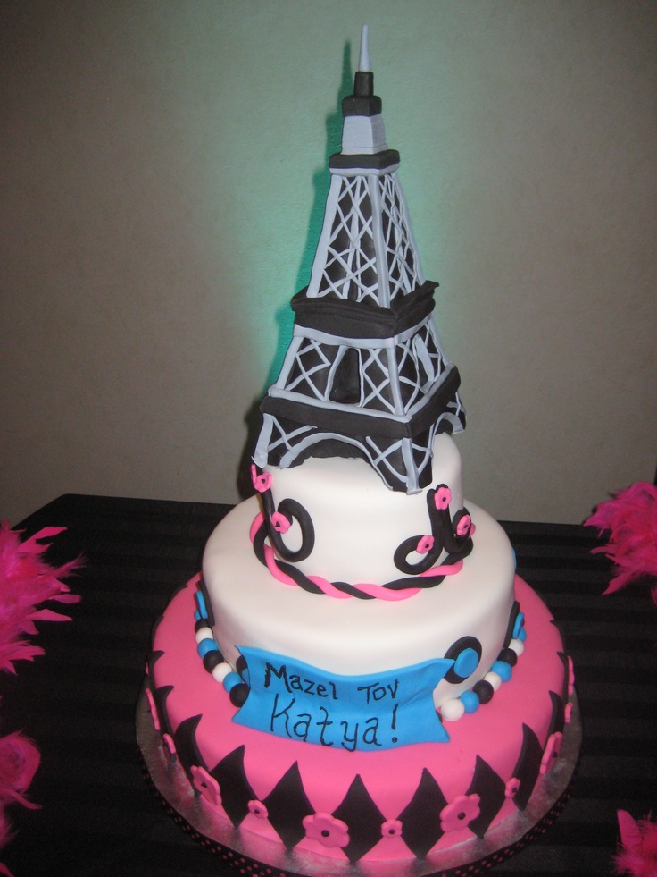 Bat Mitzvah Themed Cake