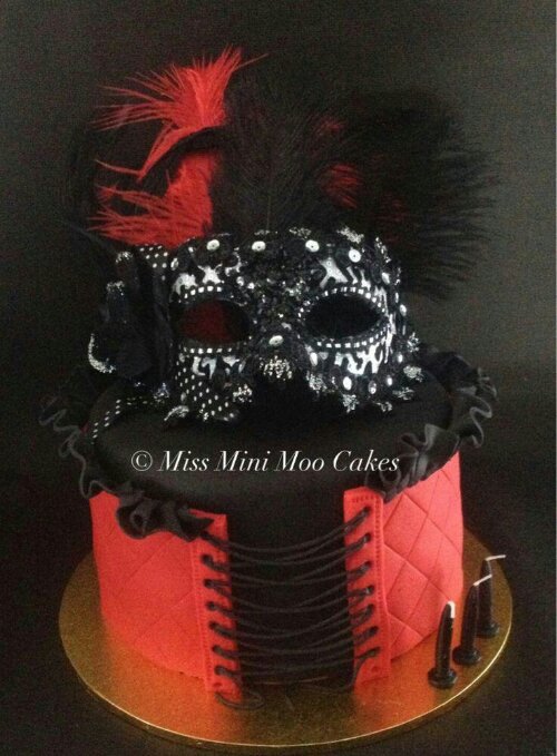 Burlesque Themed Cake