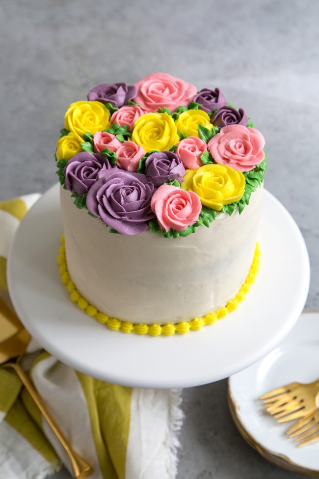 Buttercream Flower Cake