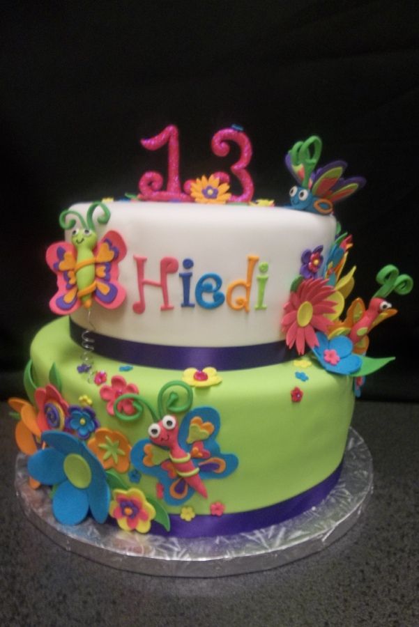 Butterfly Birthday Cake