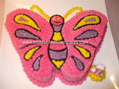 Butterfly Birthday Cake