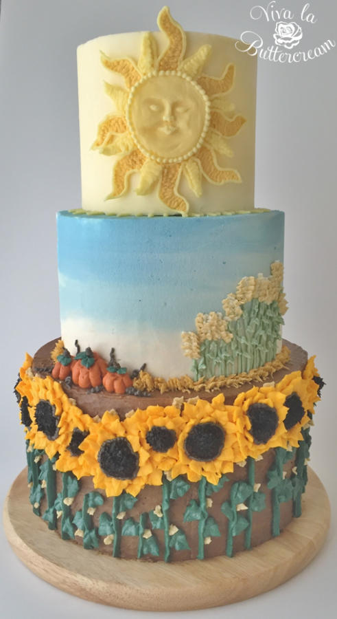 Cakes Buttercream Sunflowers