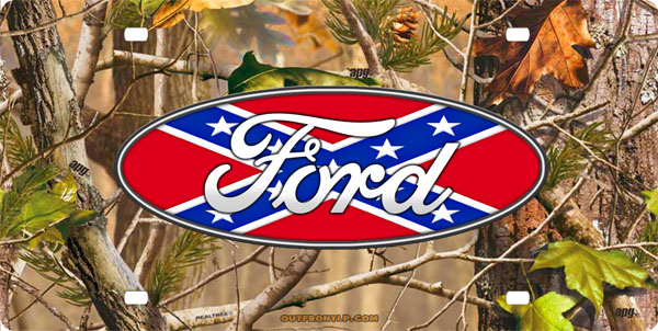 Camo Ford Rebel Flag