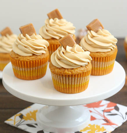 5 Photos of Caramel Pumpkin Cupcakes With Cream Cheese Frosting