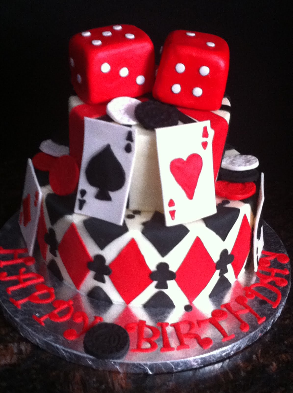 Casino Theme Party Cake