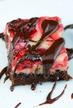 Cherry Cheesecake Brownies