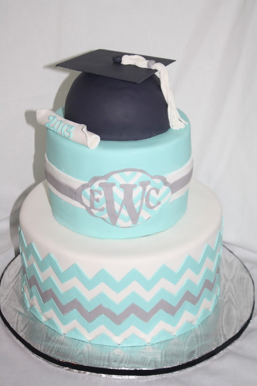 7 Photos of Graduation Cakes Blue