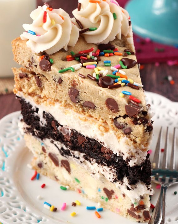 Chocolate Chip Cookie Layer Cake Recipe