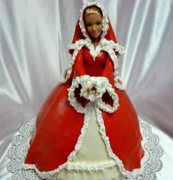 10 Photos of Christmas Doll Cakes