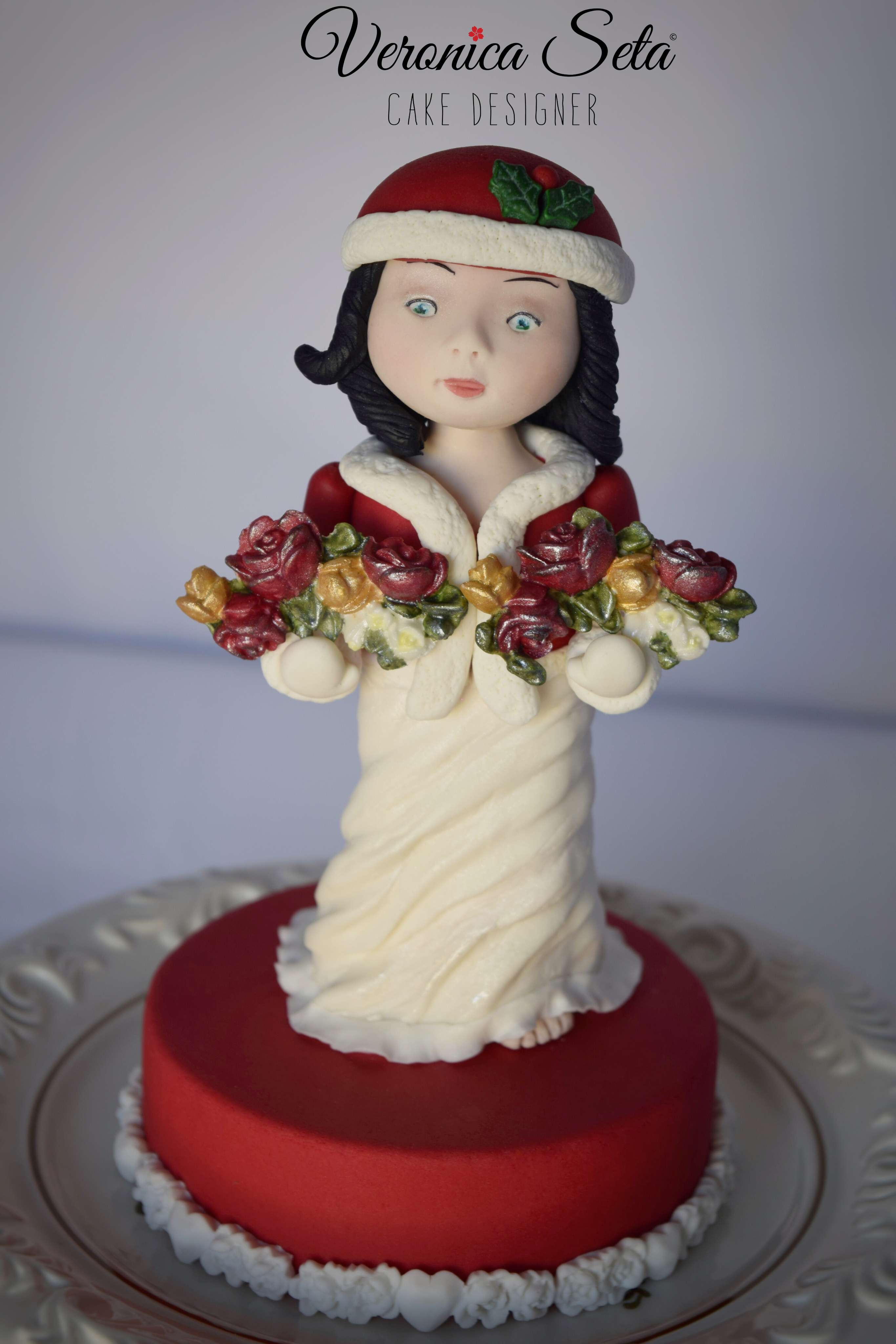 Christmas Doll Cake