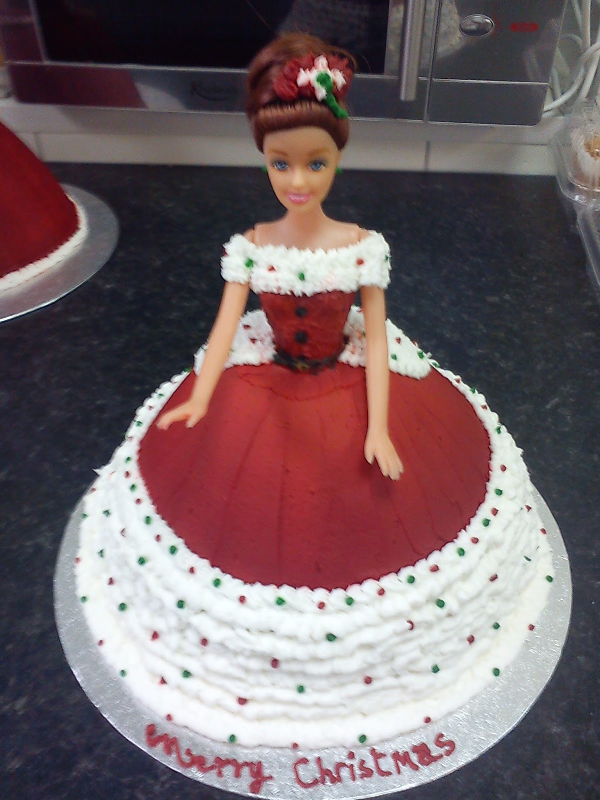 Christmas Doll Cake