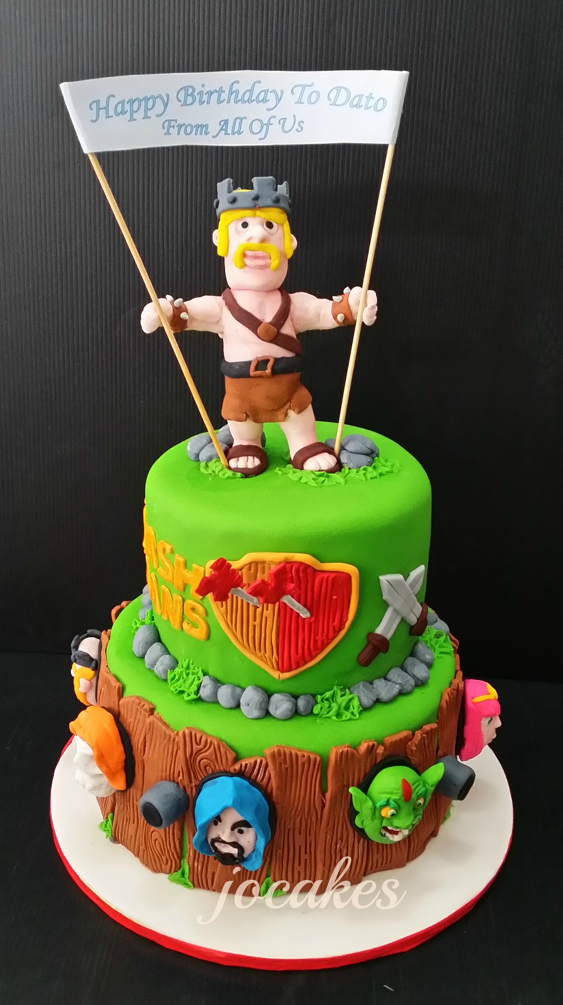 Clash of Clan Birthday Cake Ideas