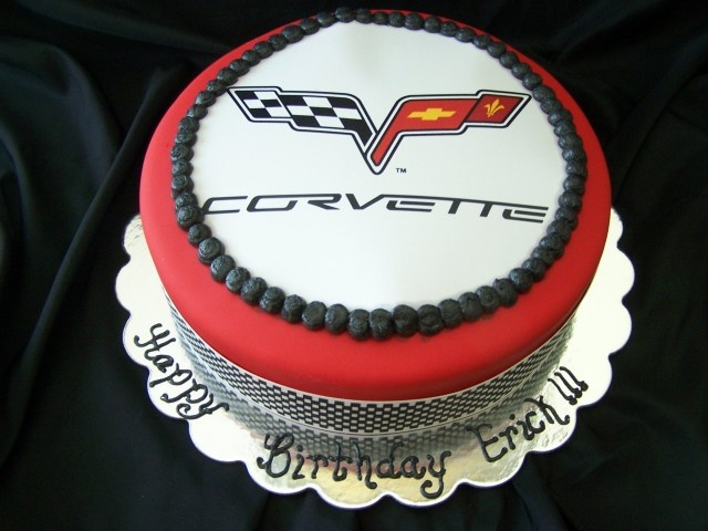 Corvette Birthday Cake