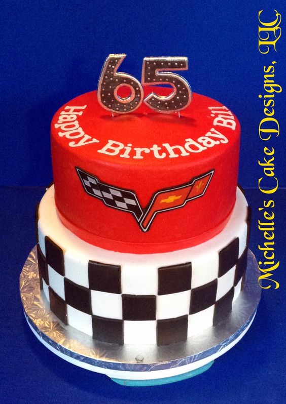 Corvette Birthday Cake