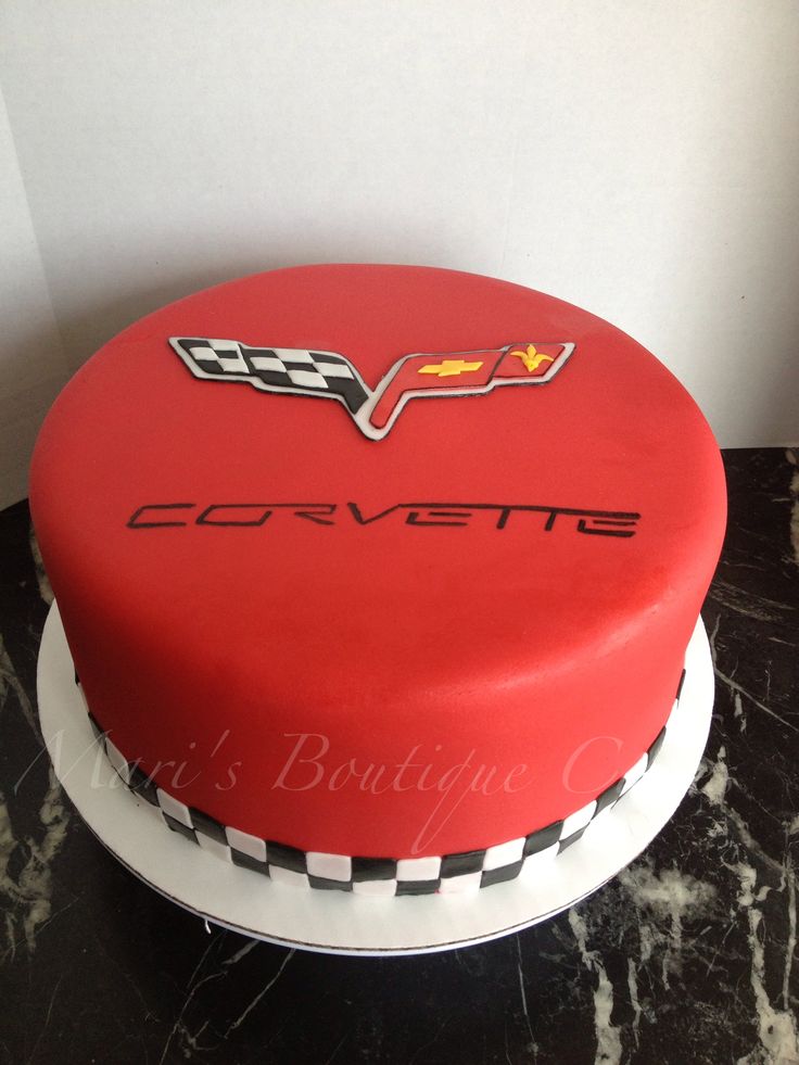 Corvette Birthday Cake