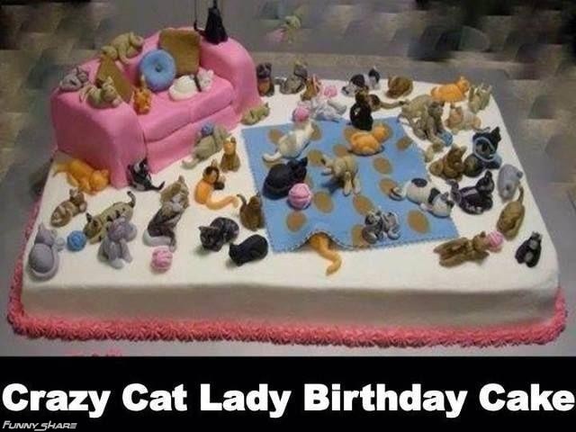 13 Photos of Funny Cat Lady Cakes