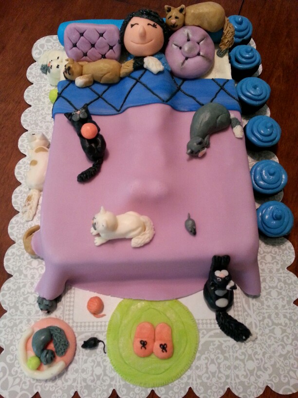 Crazy Cat Lady Cake