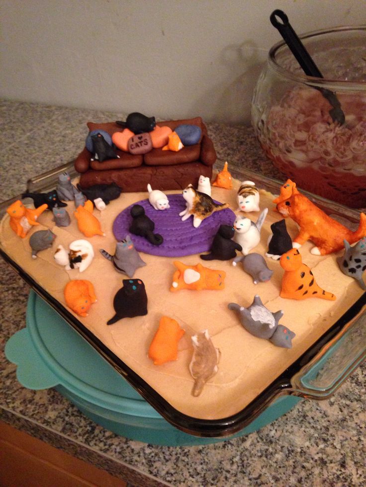 Crazy Cat Lady Cake