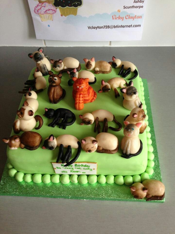 Crazy Cat Lady Cake