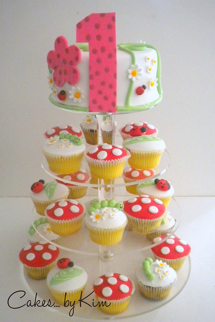 Cupcake First Birthday Cake Ideas